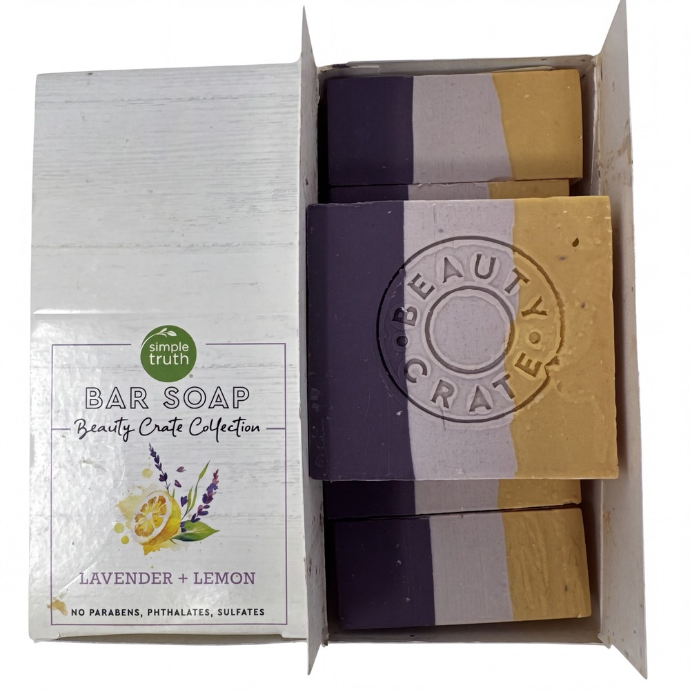10 Pack Simple Truth Soap Bar 4 oz Lavender Lemon Natural